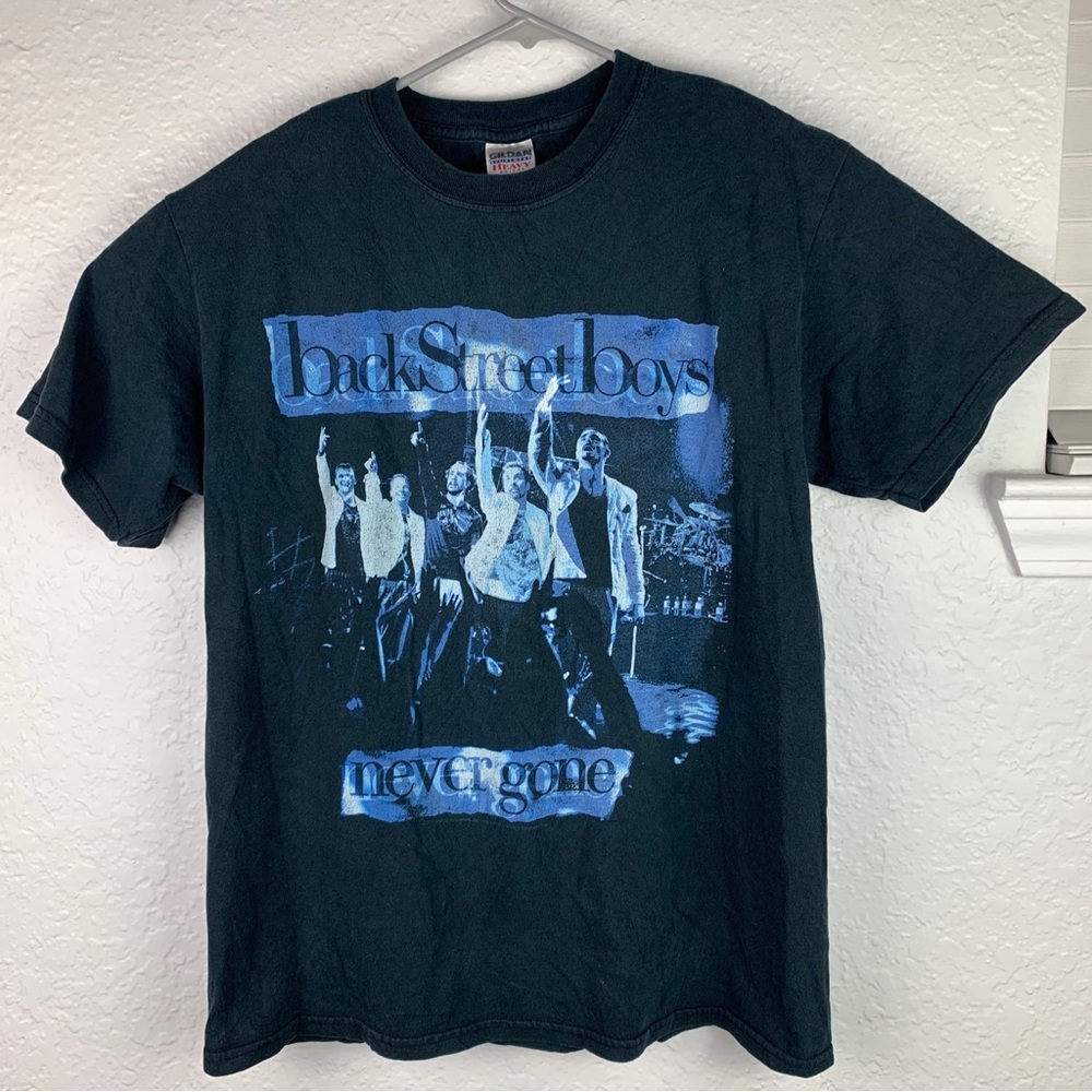 Vintage Backstreet Boys Shirt 2005 Tour Y2K Black Adult Medium